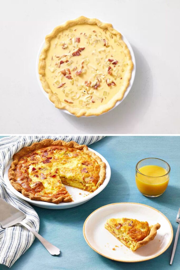 Martha Stewart Cheese And Bacon Quiche