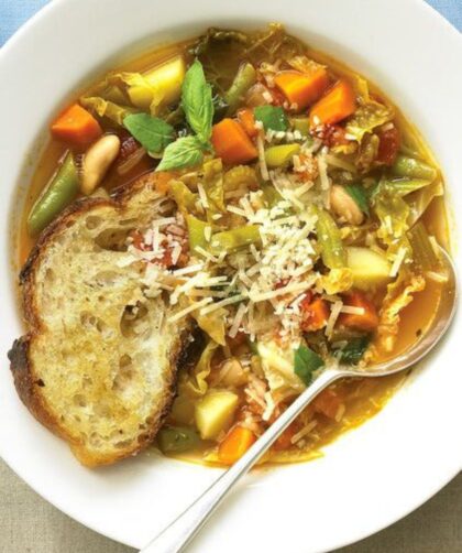 martha stewart minestrone soup​