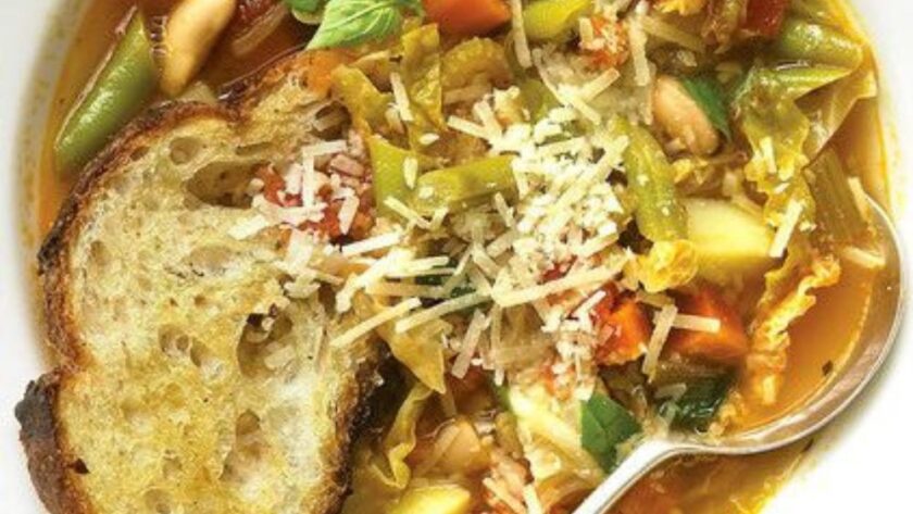 martha stewart minestrone soup​