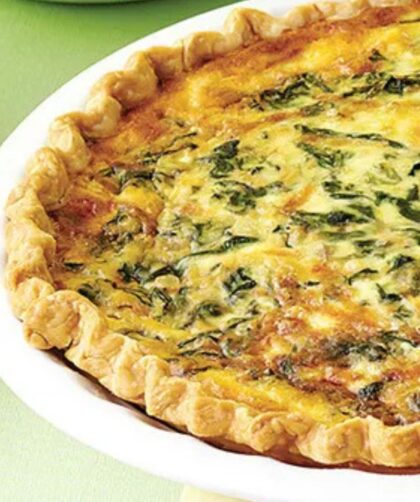 martha stewart spinach quiche