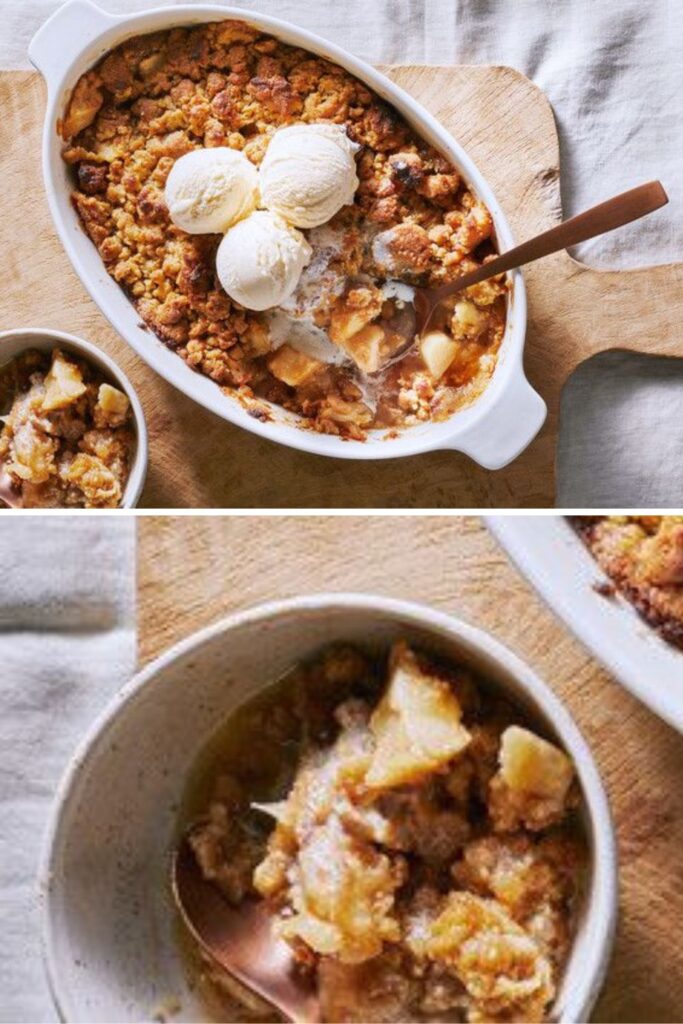 martha stewart apple crumble​