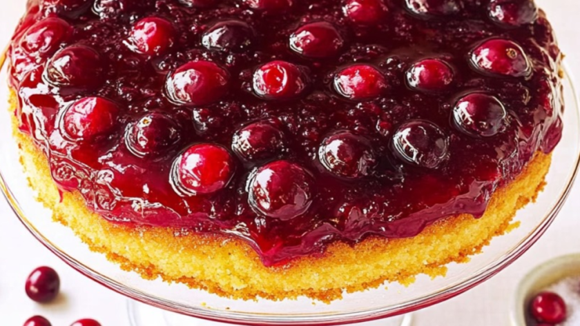 Martha Stewart Cranberry Upside Down Cake