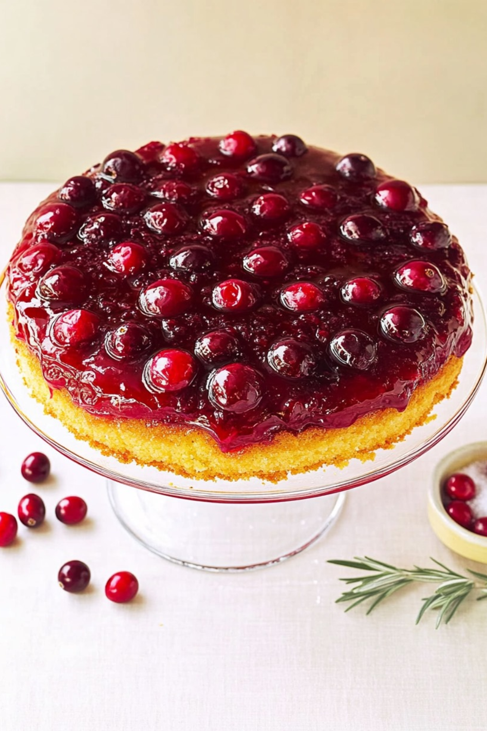 Martha Stewart Cranberry Upside Down Cake