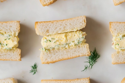 Martha Stewart​ Egg Salad Tea Sandwiches