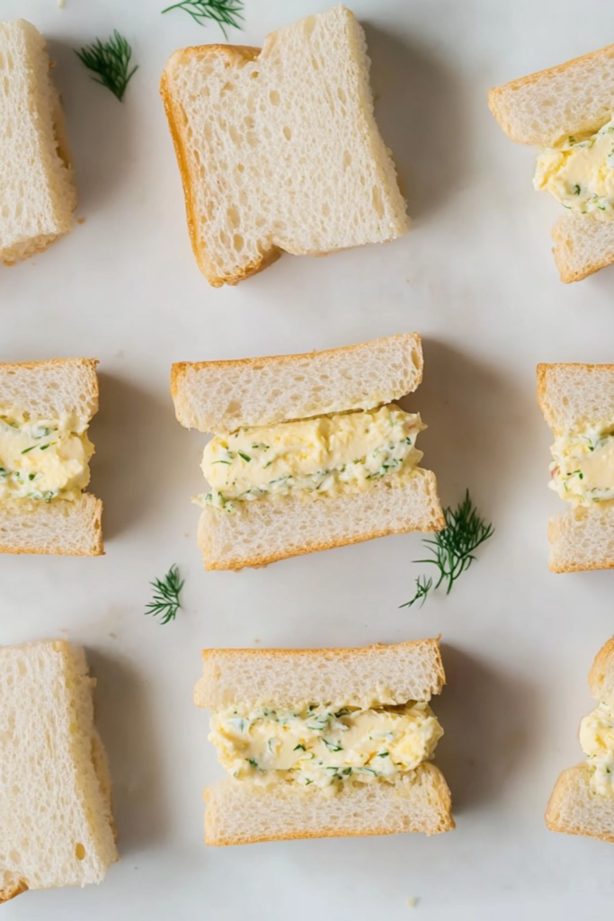 Martha Stewart​ Egg Salad Tea Sandwiches