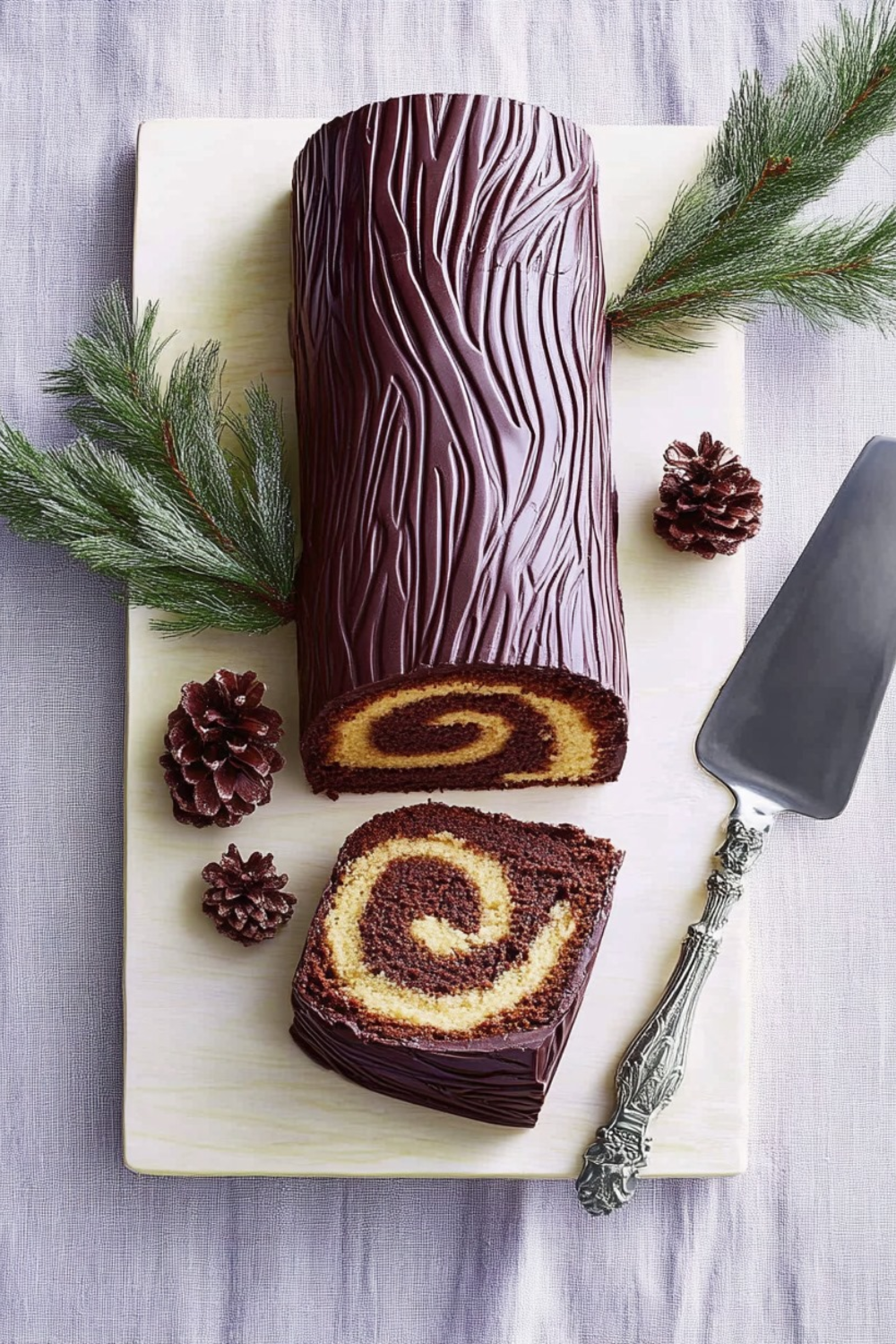 Martha Stewart Yule Log Cake