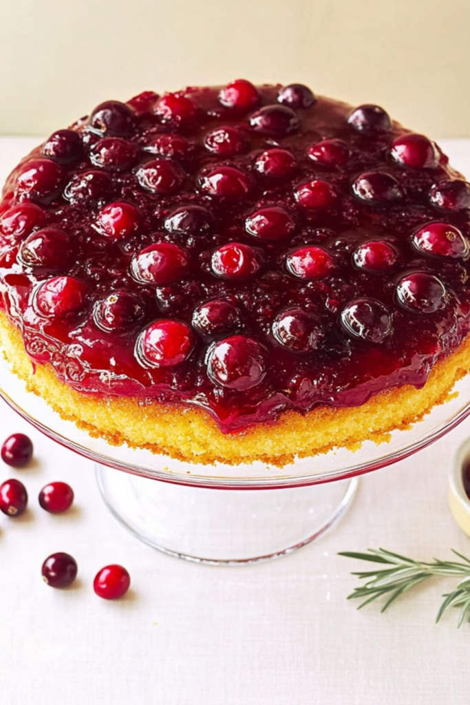 Martha Stewart Cranberry Upside Down Cake