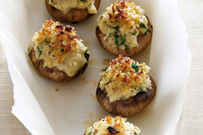 Martha Stewart Goat-cheese Stuffed Mushrooms