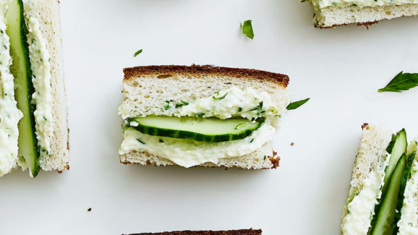 Martha Stewart​ Cucumber Tea Sandwiches