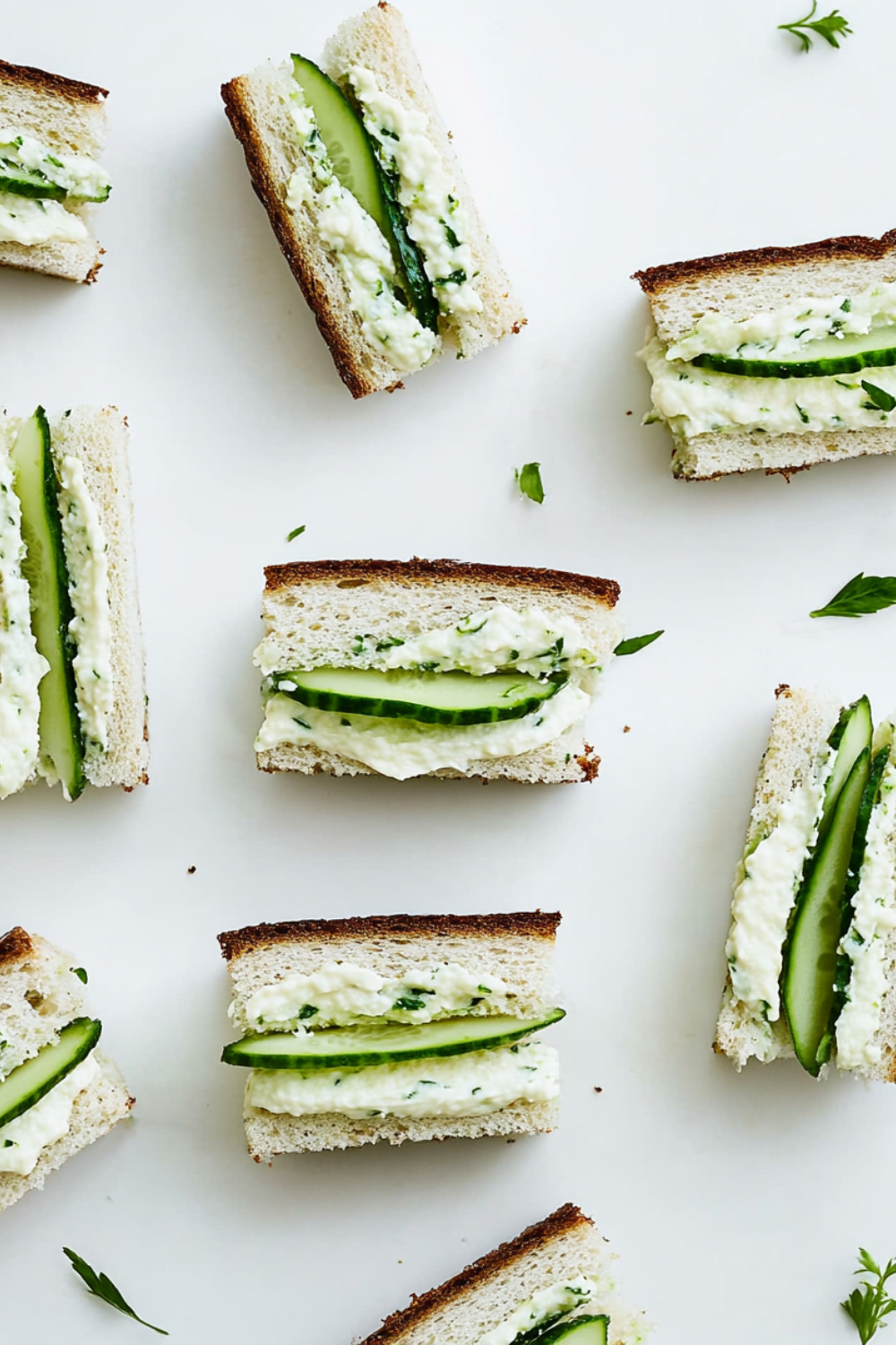 Martha Stewart​ Cucumber Tea Sandwiches