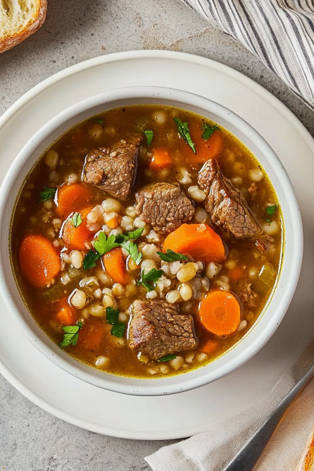 Martha Stewart Beef And Barley Soup​