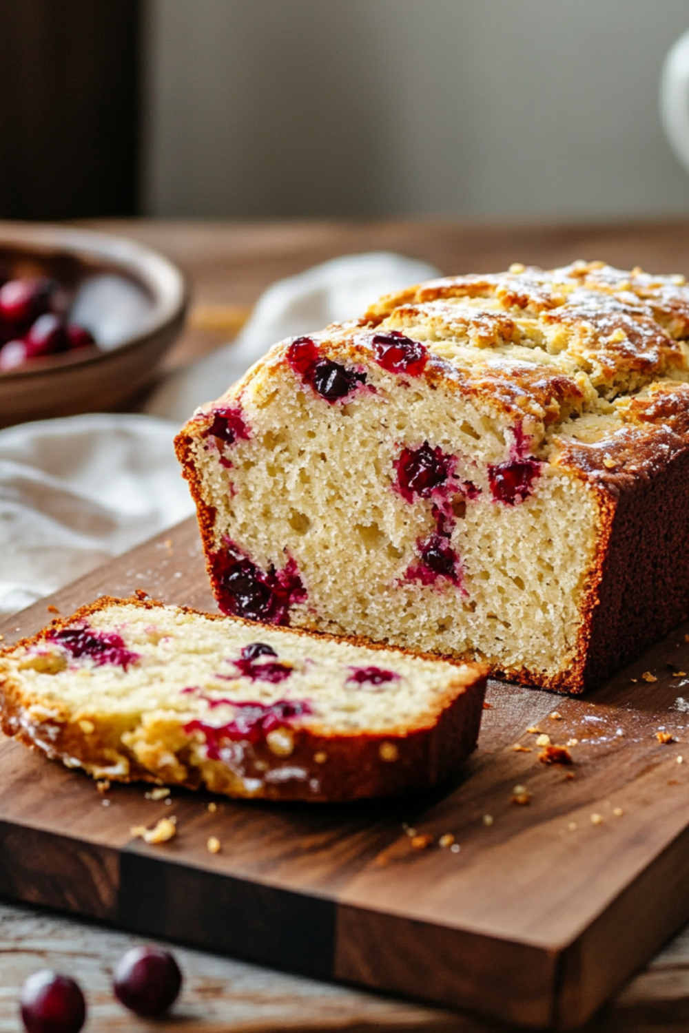 Martha Stewart’s Cranberry Bread – Nell’s Version