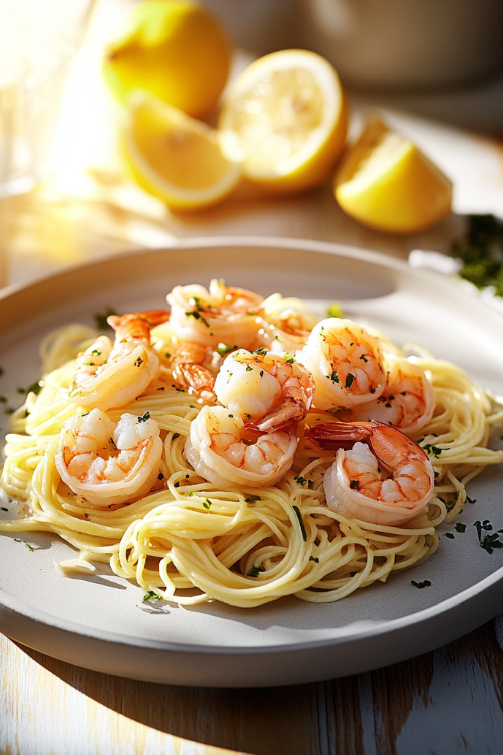 Martha Stewart Lemony Shrimp Scampi