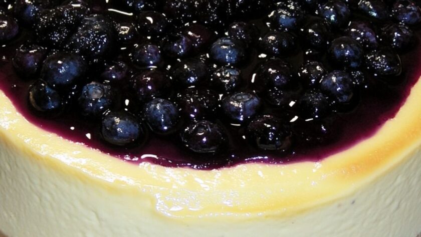 Martha Stewart Baked Cheesecake with Blueberry Topping Recipe​