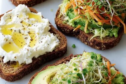 Avocado-and-Sprout Club Sandwiches Recipe