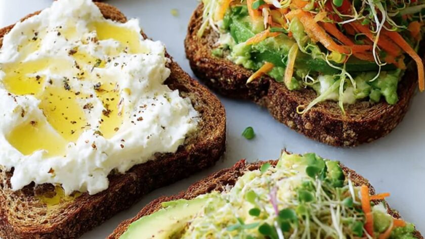 Avocado-and-Sprout Club Sandwiches Recipe