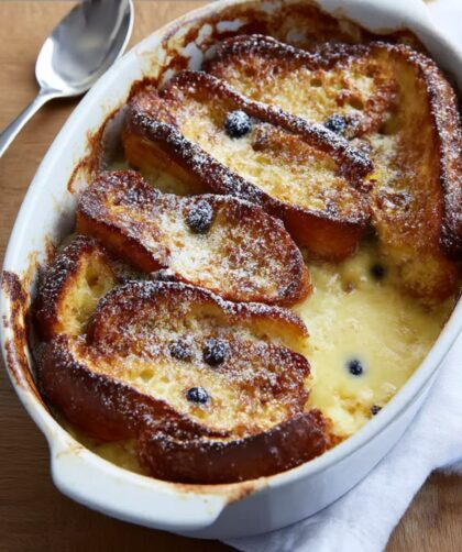 Baked Blueberry French Toast Casserole Recipe