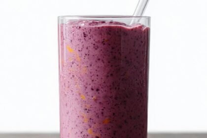 Blueberry-Banana Skyr Smoothie Recipe