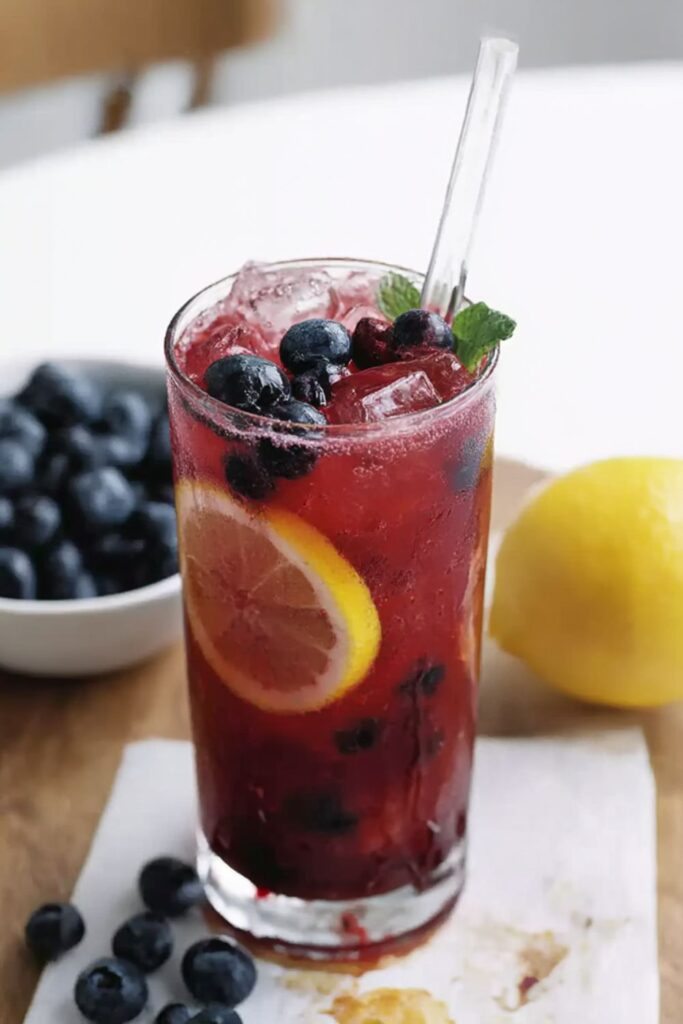 Blueberry-Mint Lemonade Recipe
