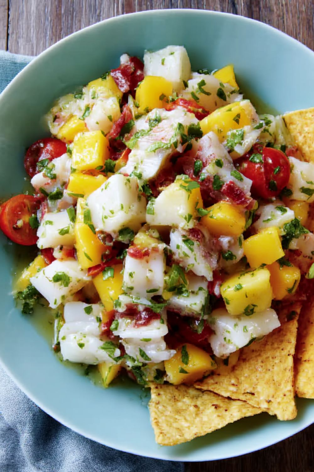 Ceviche with Tropical Fruit and Habanero Recipe