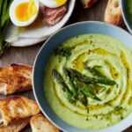 Chilled Avocado-Cucumber Soup with Crostini Recipe