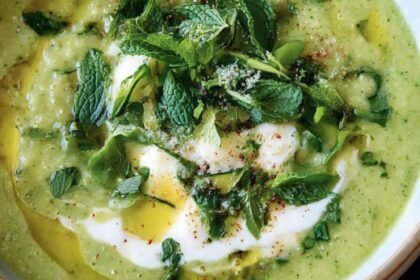 Chilled Melon, Cucumber, and Mint Soup Recipe