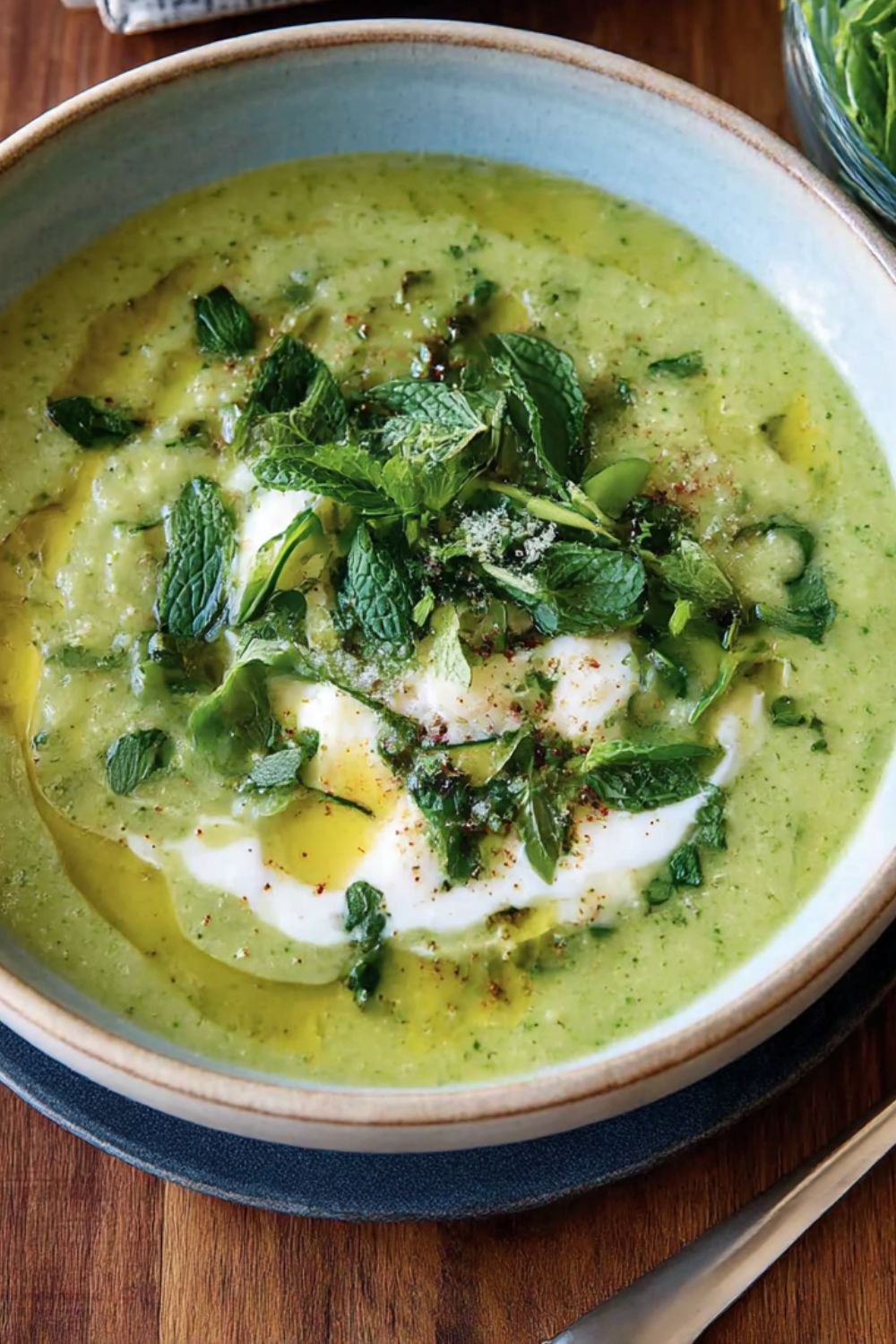 Chilled Melon, Cucumber, and Mint Soup Recipe