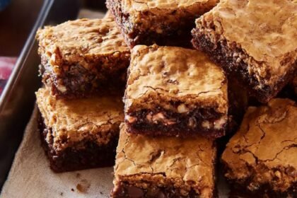 Chocolate-Chip Streusel Brownies Recipe