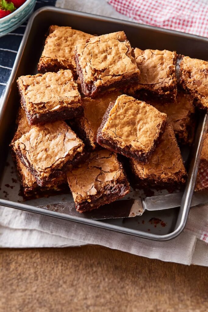 Chocolate-Chip Streusel Brownies Recipe