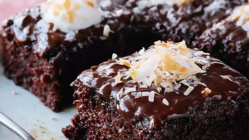 Chocolate-Coconut Sheet Cake Recipe