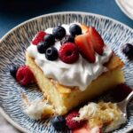 Coconut Cake with Berries and Cream Recipe