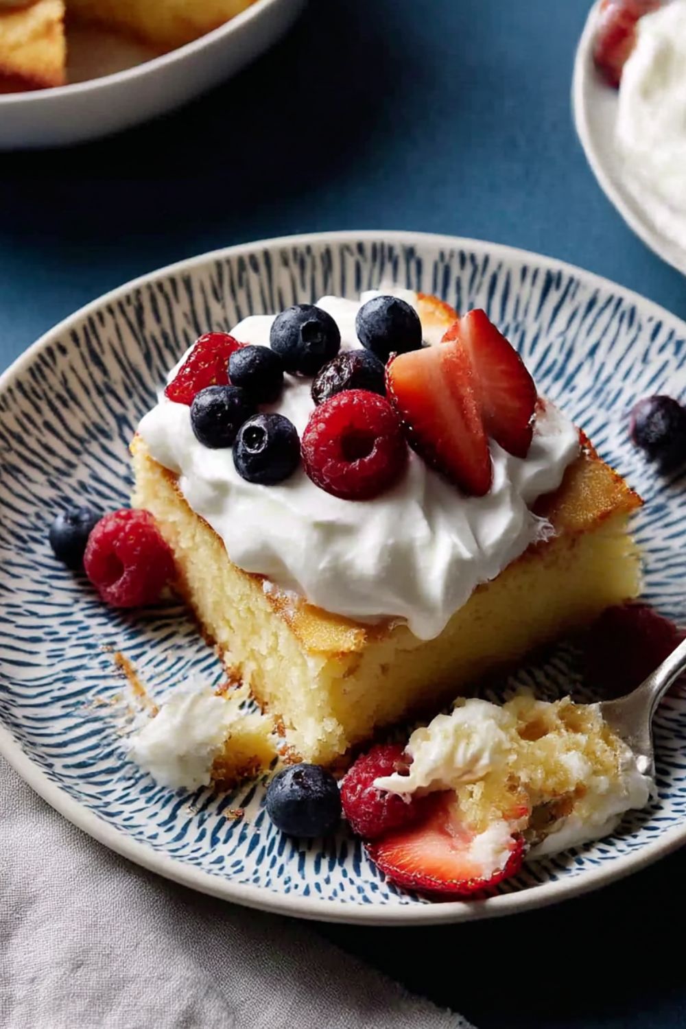 Coconut Cake with Berries and Cream Recipe