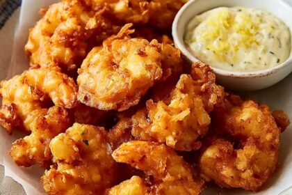 Crunchy Shrimp Fritters Recipe