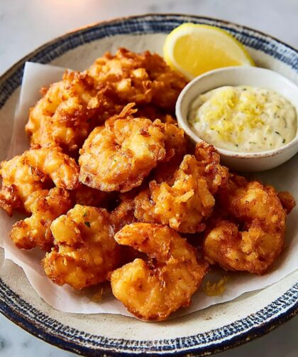 Crunchy Shrimp Fritters Recipe
