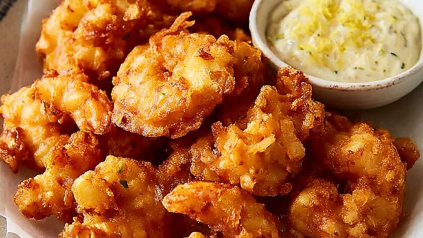 Crunchy Shrimp Fritters Recipe