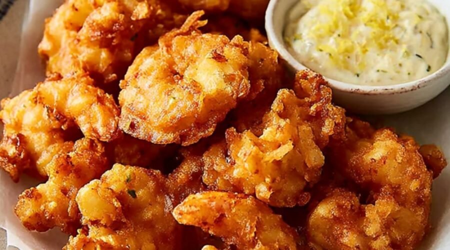 Crunchy Shrimp Fritters Recipe