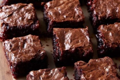 Dark-Chocolate Spelt Brownies Recipe