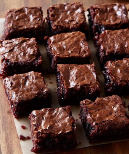 Dark-Chocolate Spelt Brownies Recipe