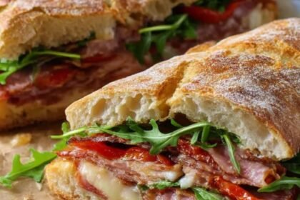 Easy Italian Panini Sandwiches Recipe