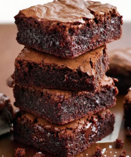 Fudgy Double-Chocolate Brownies Recipe