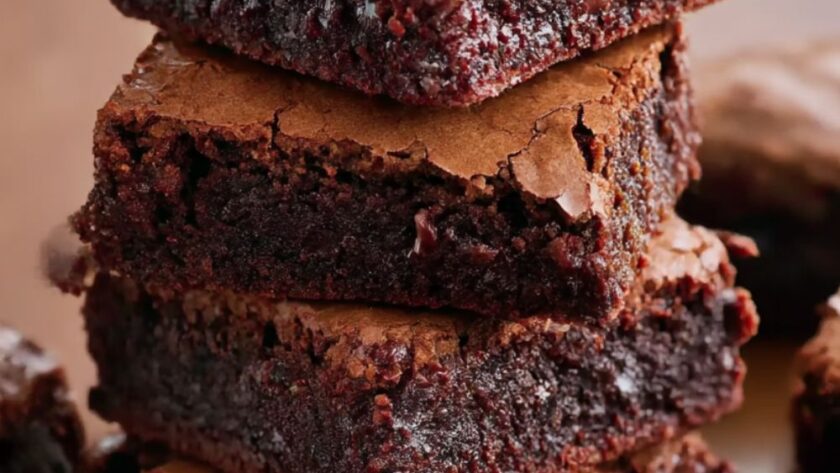 Fudgy Double-Chocolate Brownies Recipe
