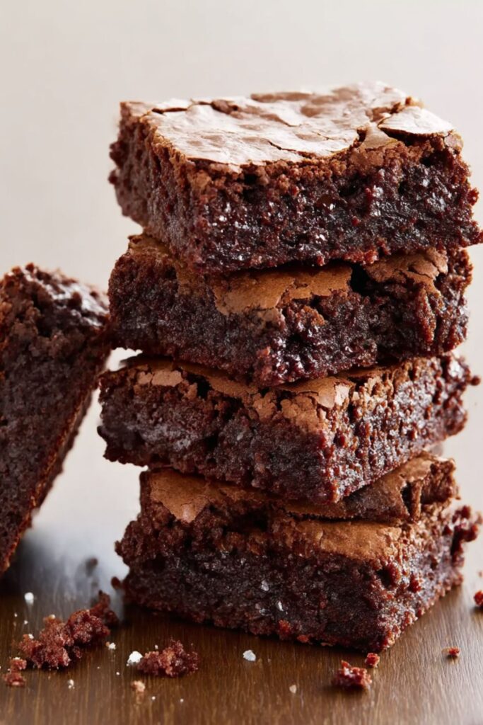 Fudgy Double-Chocolate Brownies Recipe