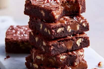 Fudgy Turtle Brownies Recipe