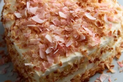 Heart-Shaped Coconut Cake Recipe