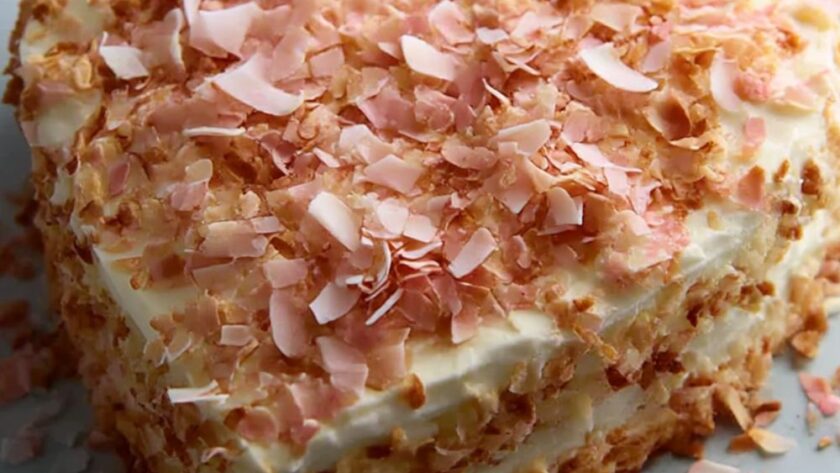 Heart-Shaped Coconut Cake Recipe