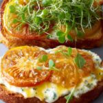 Heirloom Tomato Tartines with Garlic-Parsley Aioli Recipe