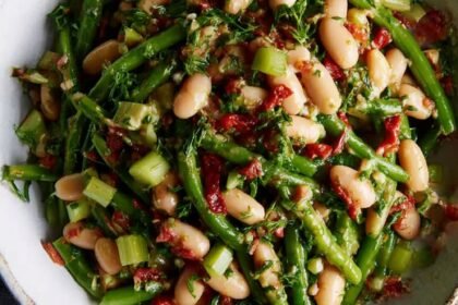 Mediterranean Three-Bean Salad Recipe