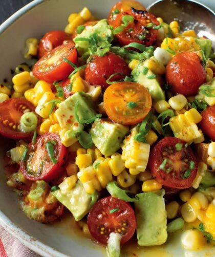 Tomato, Corn, and Avocado Salad Recipe