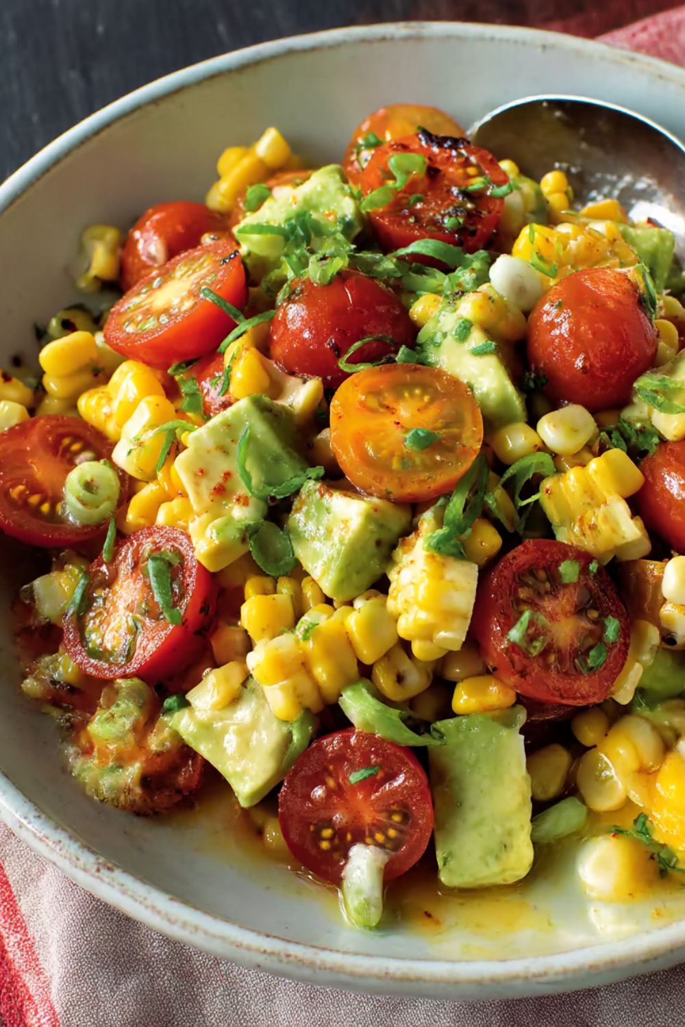 Tomato, Corn, and Avocado Salad Recipe