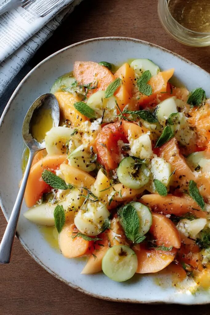 Melon and Cucumber Salad Recipe